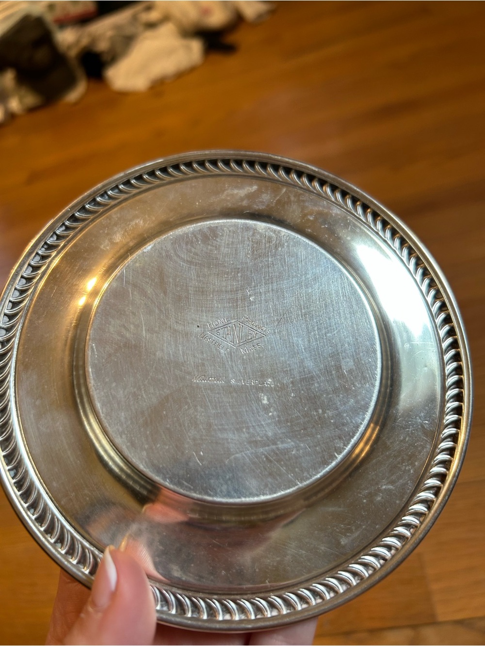 Silver trinket tray